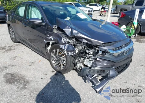 2016 Honda Civic Ex из США, поврежденный, VIN 19XFC2F75GE003916